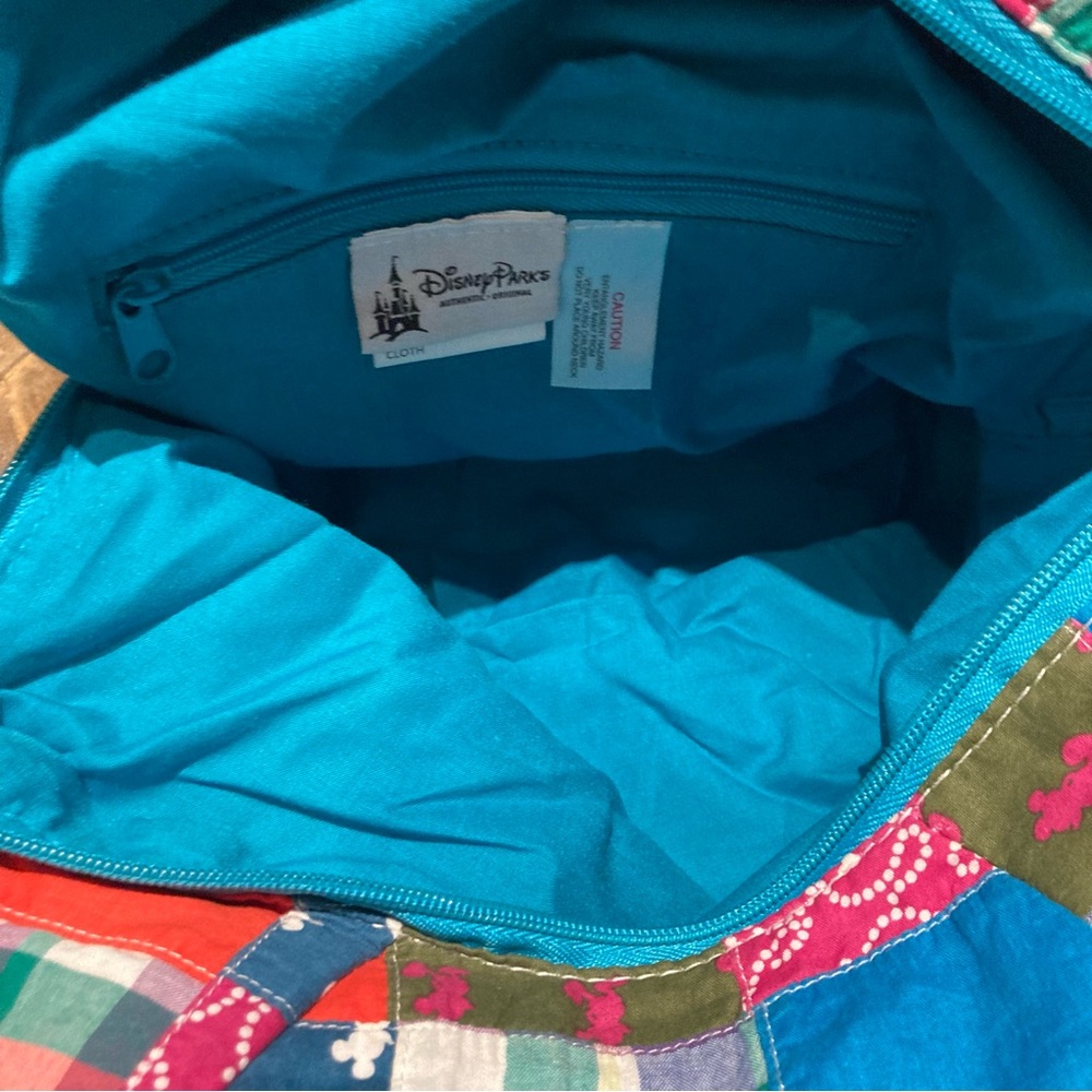 DISNEY PARKS AUTHENTIC ORIGINAL MICKEY MOUSE QUILTED BACKPACK - Picture 13 of 15